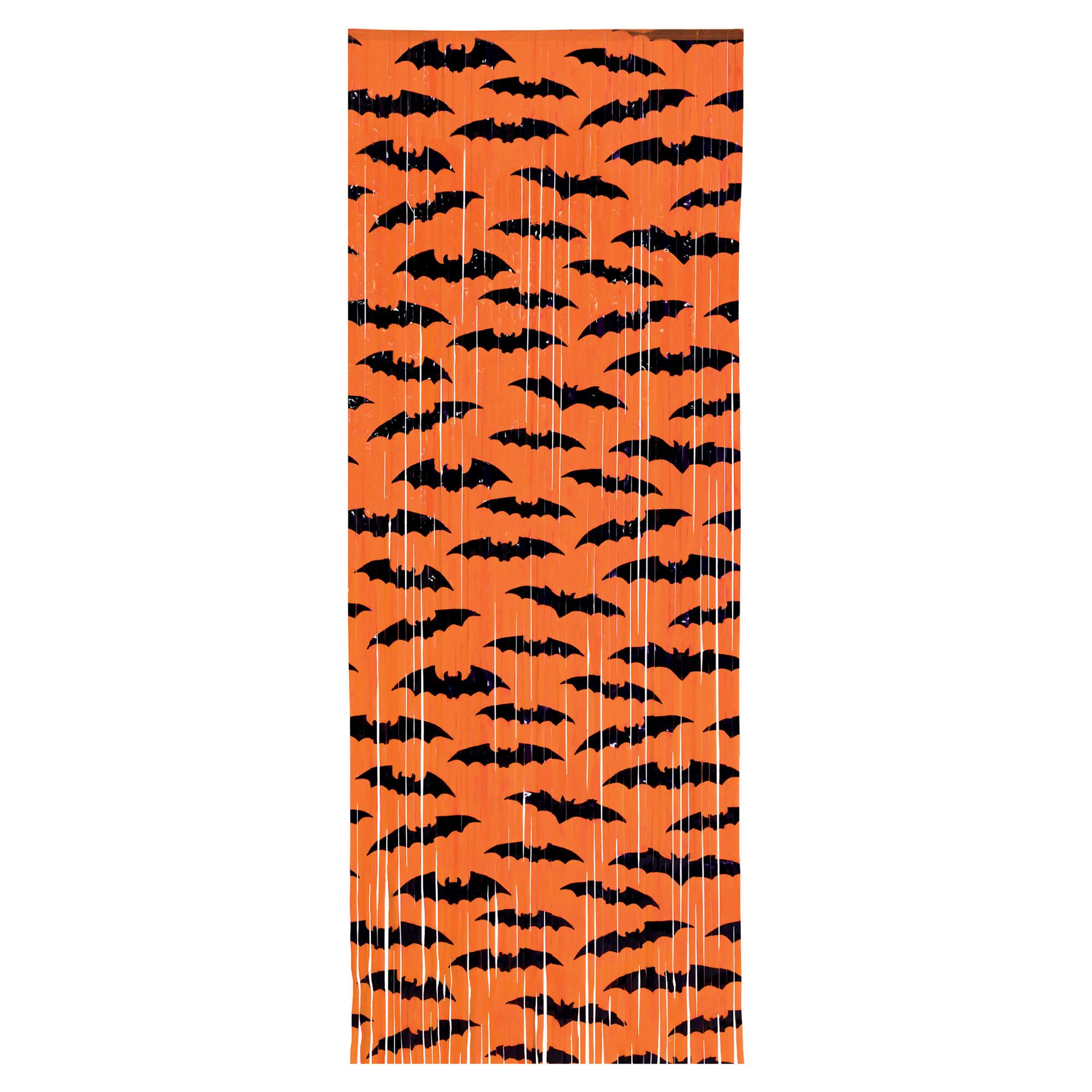 Beistle 8ft. Bat One-Ply Plastic Fringe Curtain